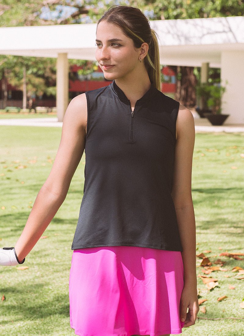 Aim Polo (Black) polos Dona Jo Fitwear Black S 