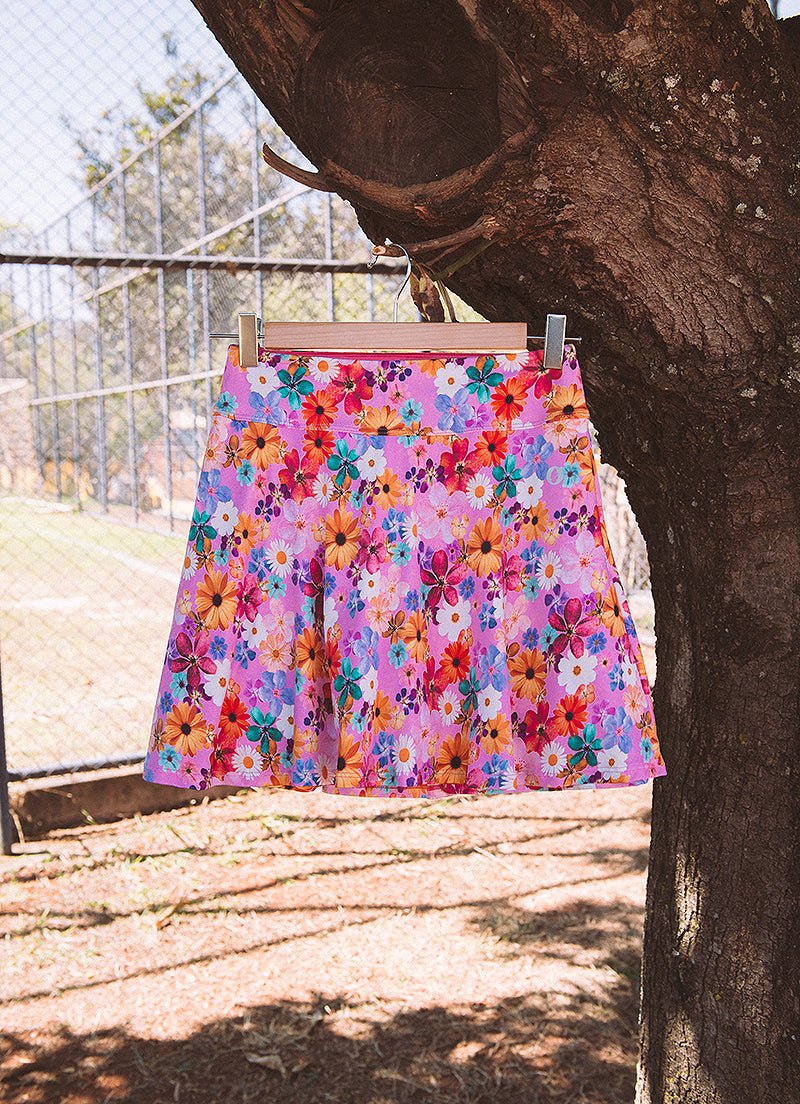 On sale DONA JO PINK FLORAL Running, Tennis, Golf, Pickle ball Skirt SKORT Sz 1 (4-6).