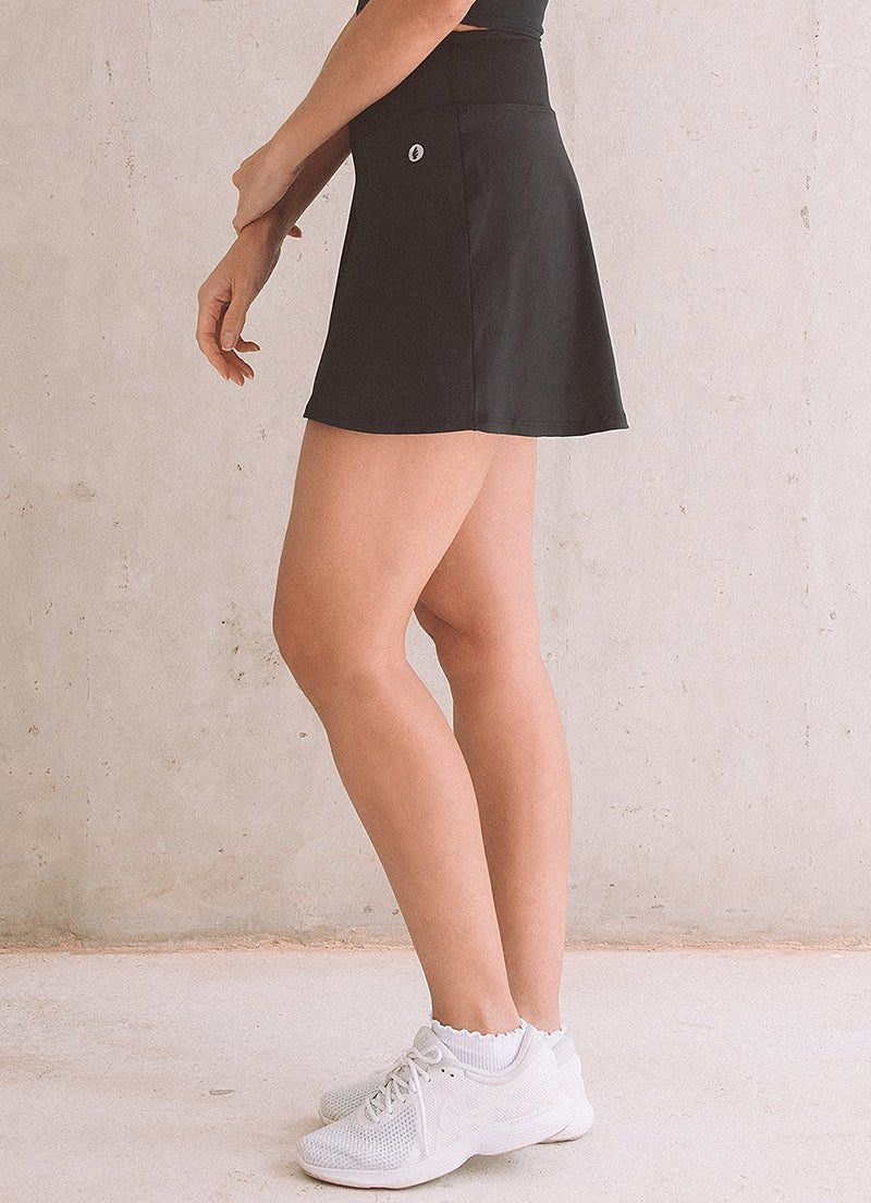 DJ High-Rise Skirt  (Black) skirts Dona Jo Fitwear   