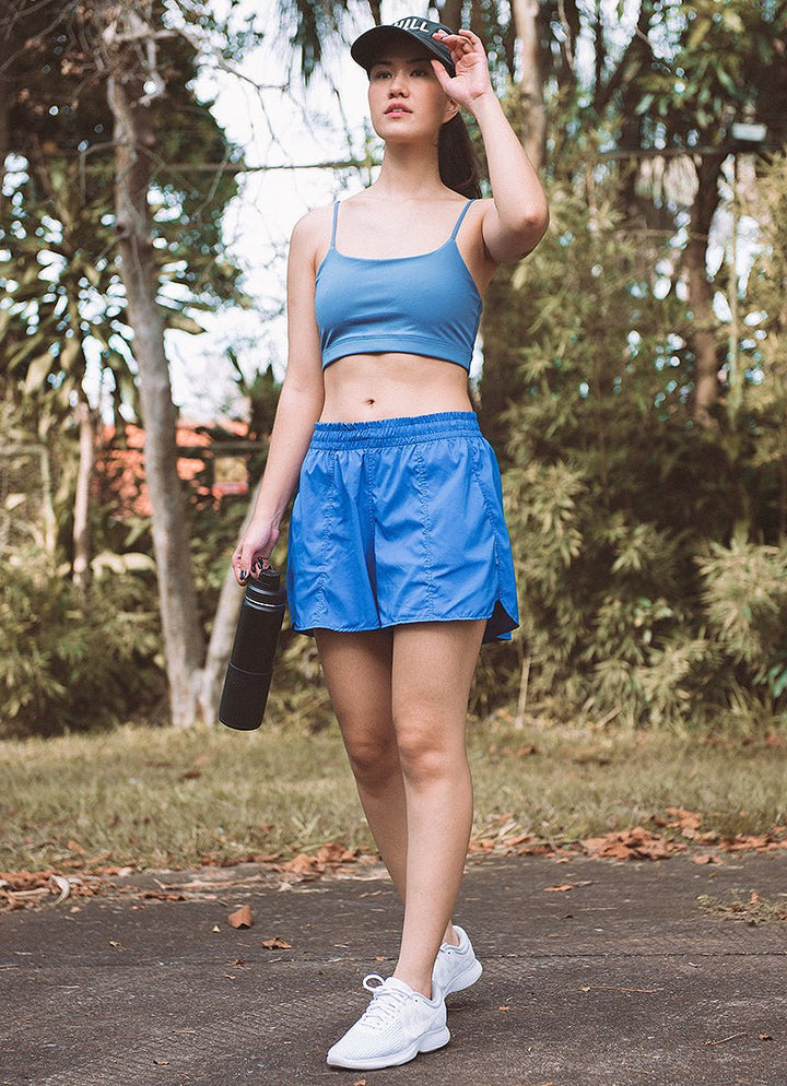 Flow Short (Blue) shorts Dona Jo Fitwear   