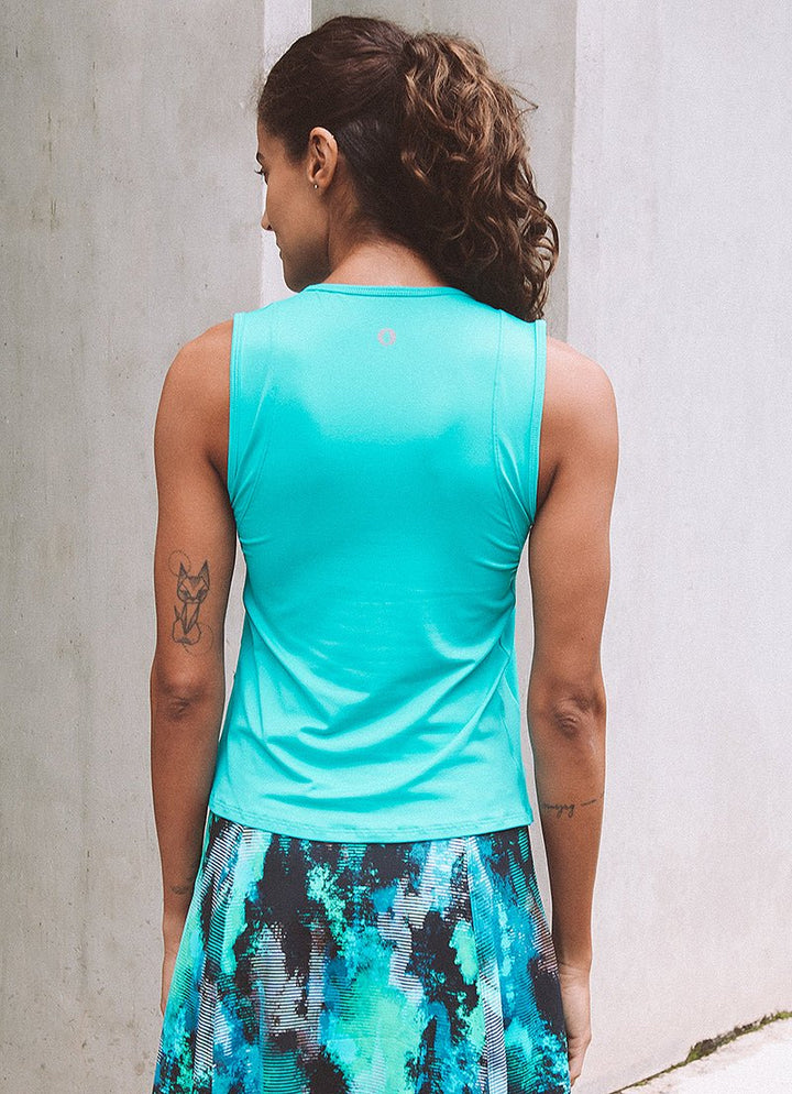 Match Tank (Miami) UPF 50+ tank tops Dona Jo Fitwear   