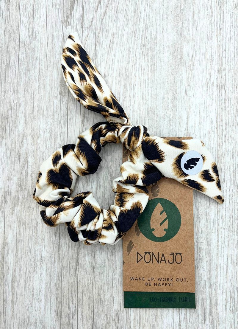 So Soft Scrunchy Accessories Dona Jo Fitwear Cheetah  