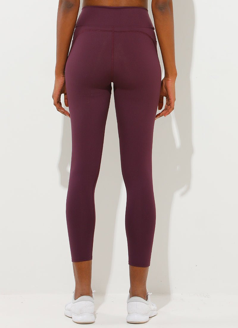 Adapt Leggings (Cabernet) leggings Dona Jo Fitwear   