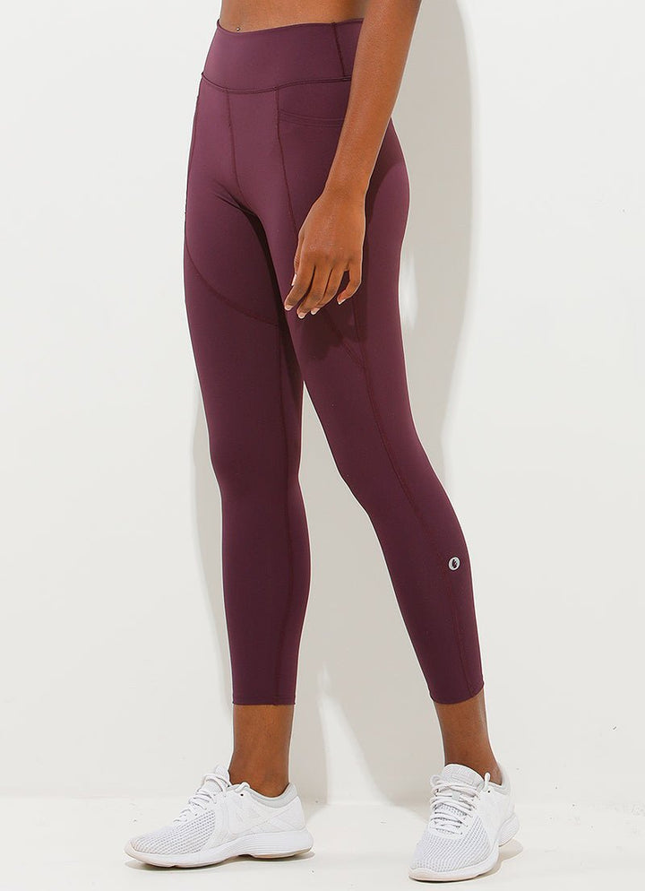 Adapt Leggings (Cabernet) leggings Dona Jo Fitwear   