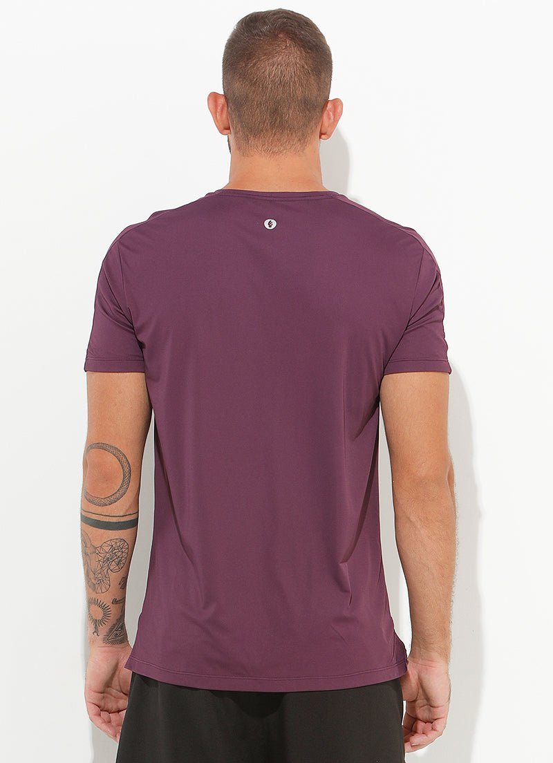 A.O.P Shirt (Cabernet) UPF 50+ short sleeves Dona Jo Fitwear   