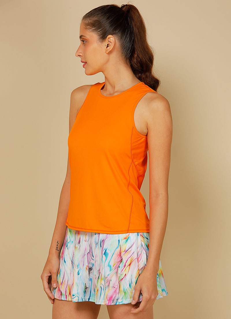 Connect Tank (Chama de Fogo) UPF 50+ tank tops Dona Jo Fitwear   