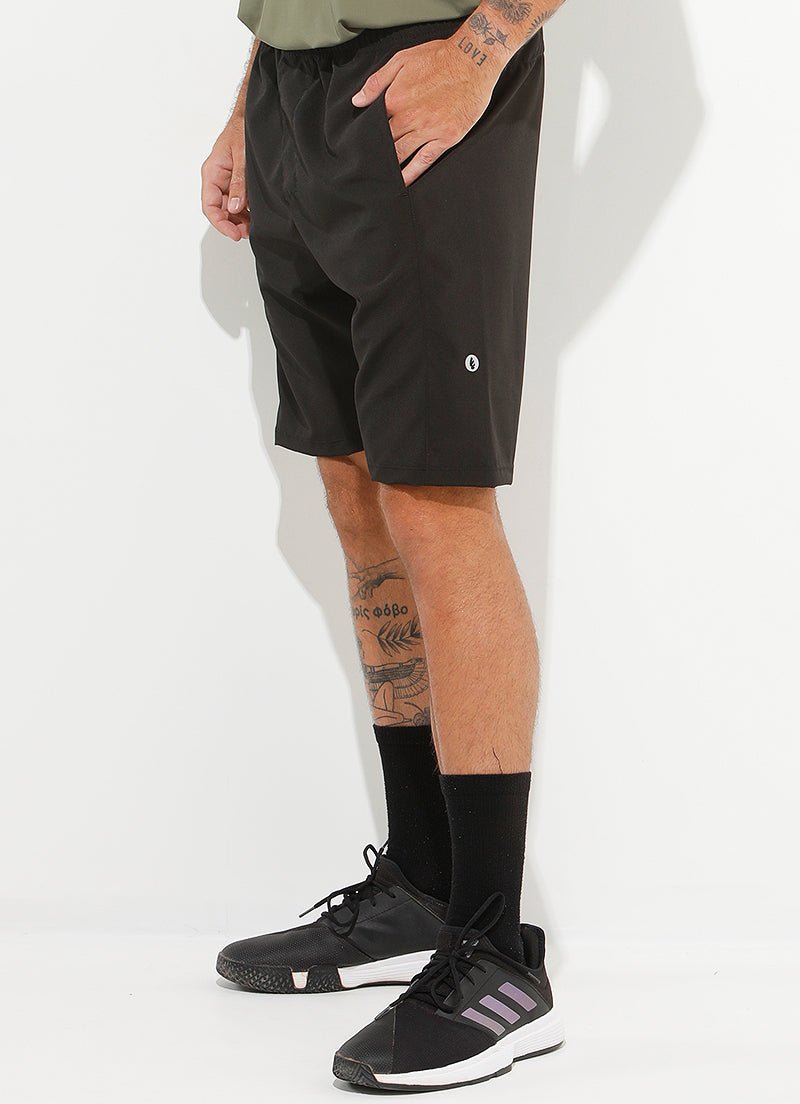 Court Short (Black) 9" shorts Dona Jo Fitwear   