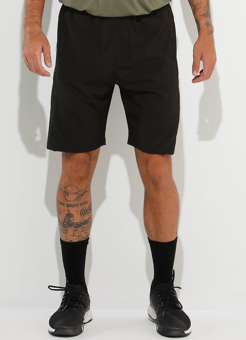 Court Short (Black) 9" shorts Dona Jo Fitwear Black S 