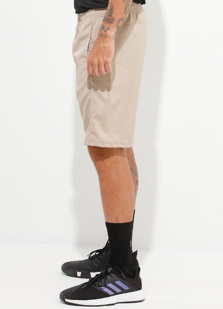 Court Short (Khaki) 9" shorts Dona Jo Fitwear   