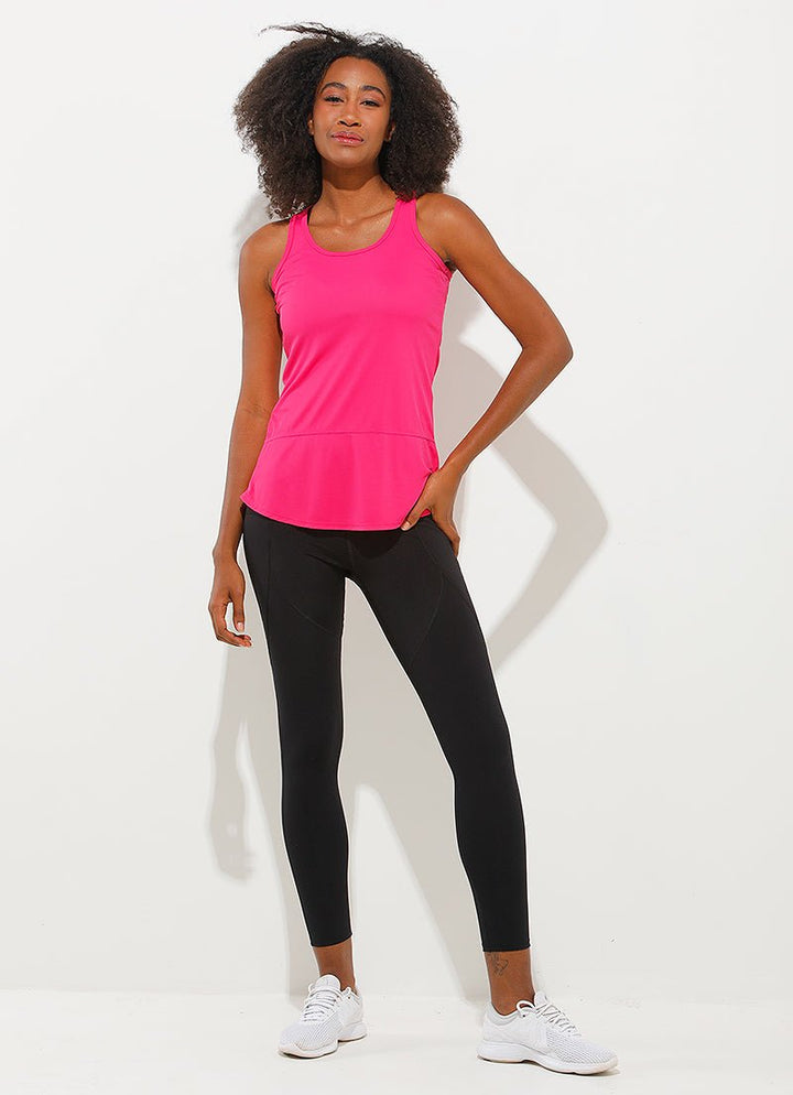 Day Glow Tank (Calla) UPF 50+ tank tops Dona Jo Fitwear   