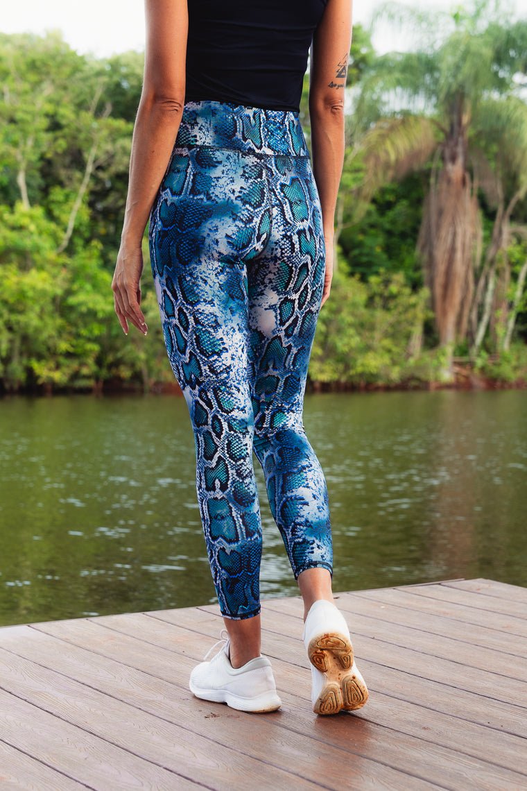 Ease Legging (Python Prism) leggings Dona Jo Fitwear   