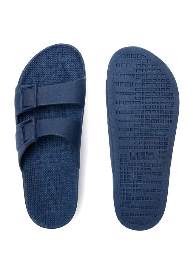 Linus Sandal (Navy) sandals Dona Jo Fitwear Navy 4/5 