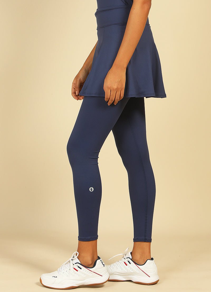 Love Skirted Legging (Navy) skirted leggings Dona Jo Fitwear   