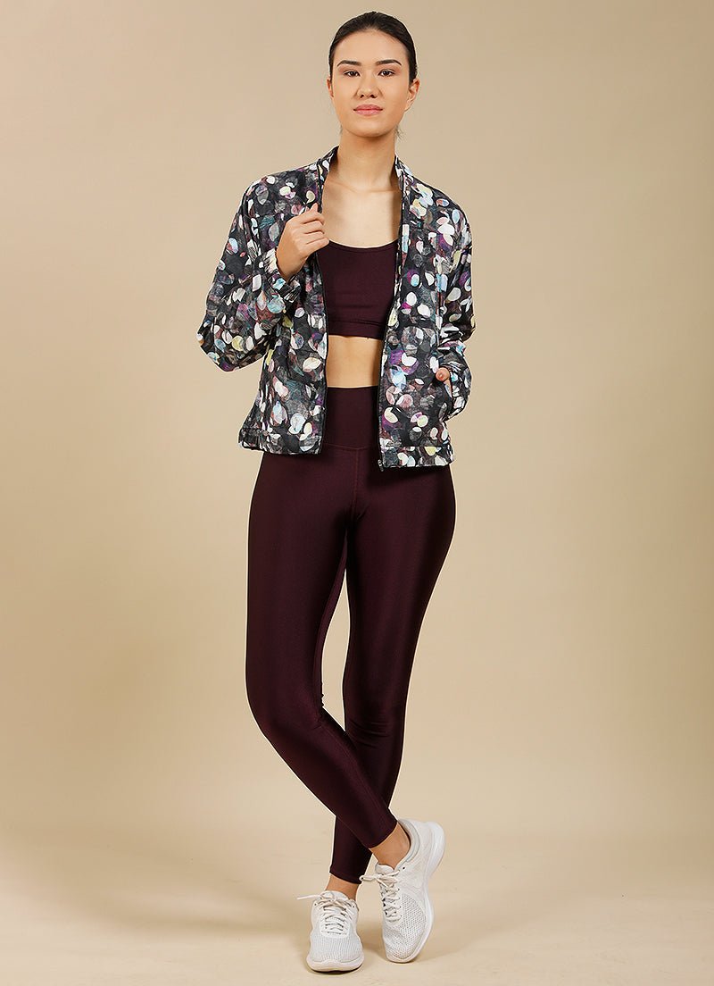 Love Windbreaker Jacket (Meraki) jackets Dona Jo Fitwear   