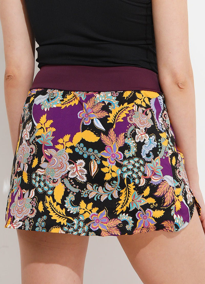 Pace Skirt (Lotus) skirts Dona Jo Fitwear   